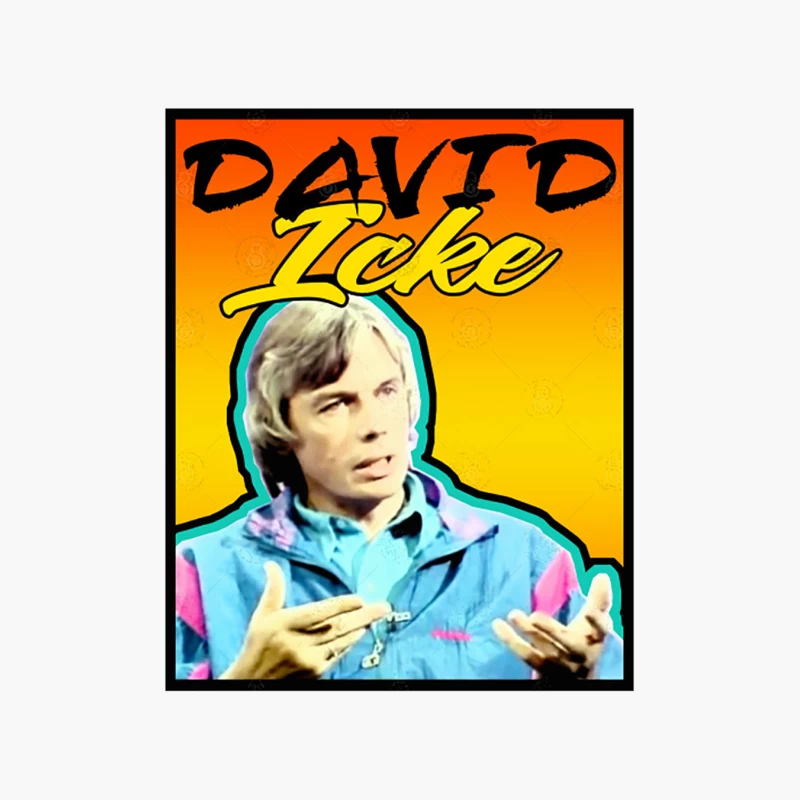 David Icke New Age 90s Homage Cotton Tote Bag