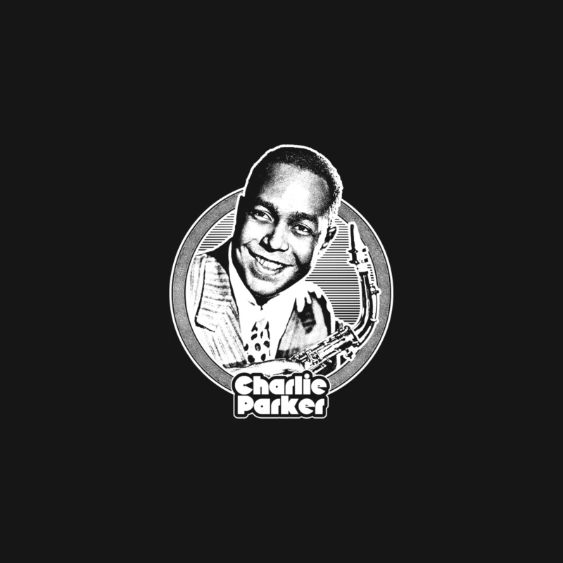 Charlie Parker   Retro Jazz Music Fan Design Desk Mat