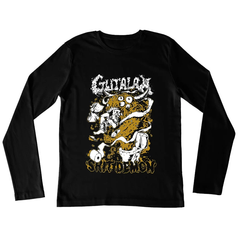 Gutalax Shitdemon Female Long Sleeve T-Shirt