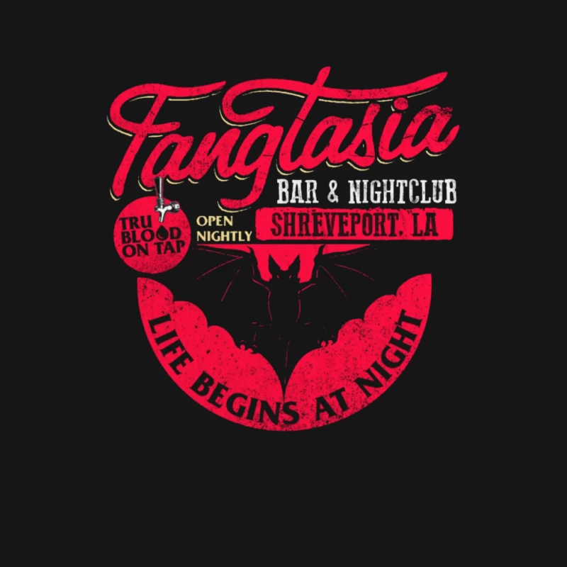 Fangtasia Nightclub Vintage Male Long Sleeve T-Shirt