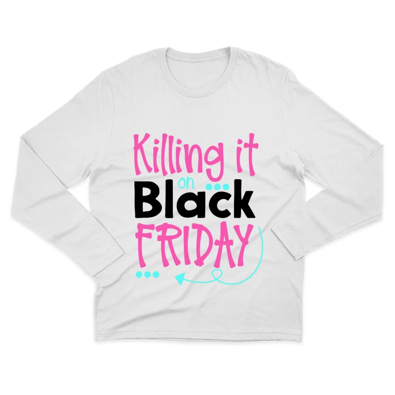 Conception de Black Friday dynamique Homme Manches Longues T-Shirt