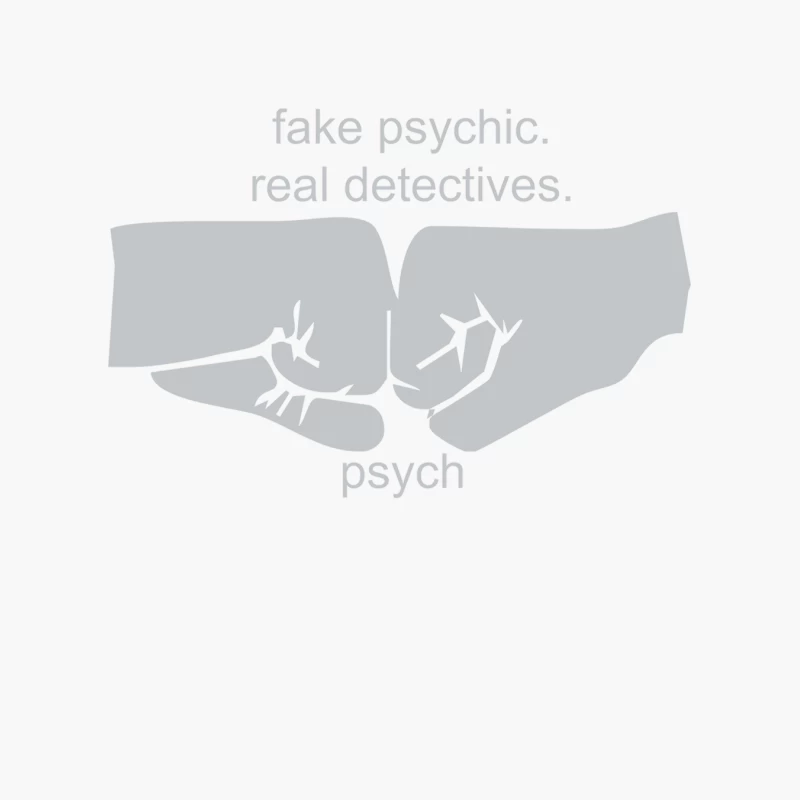 NBC Psych Fist Bump Cotton Tote Bag