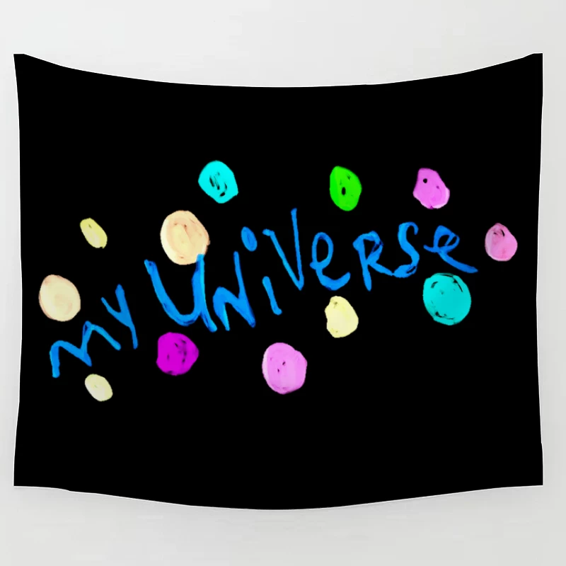 Coldplay My Universe Dot Tapestry