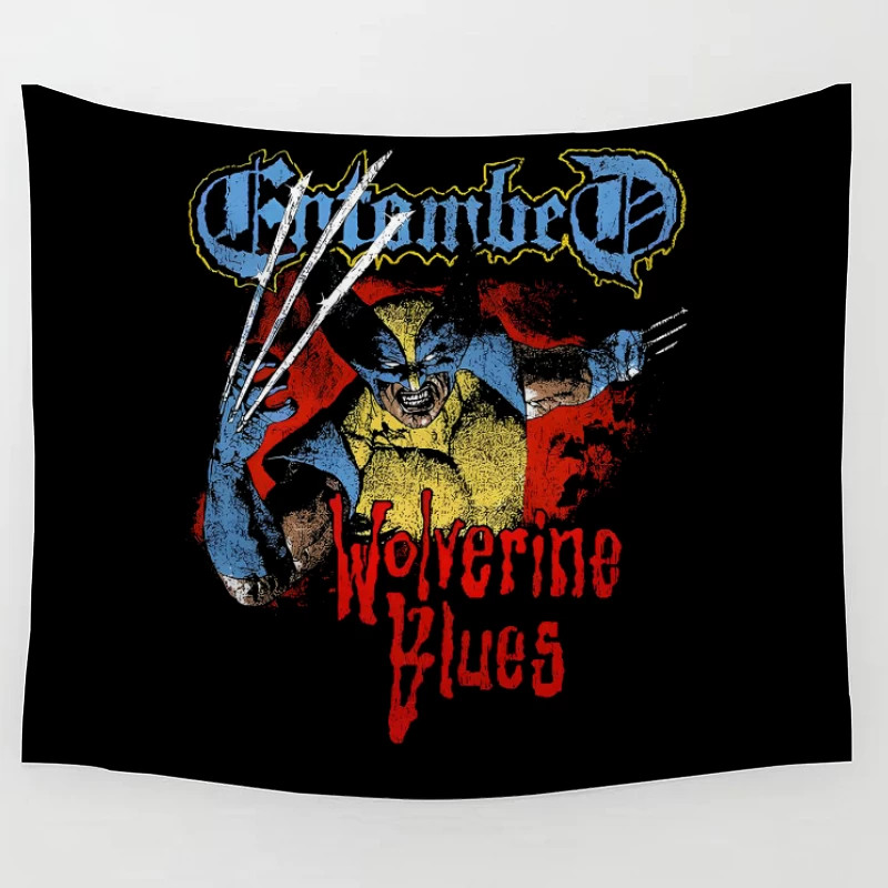 Entombed Wolverine Blues Edition Tapestry