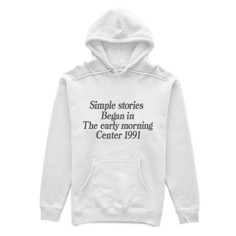 Einfache Geschichten im Morgengrauen Damen Pullover Hoodie