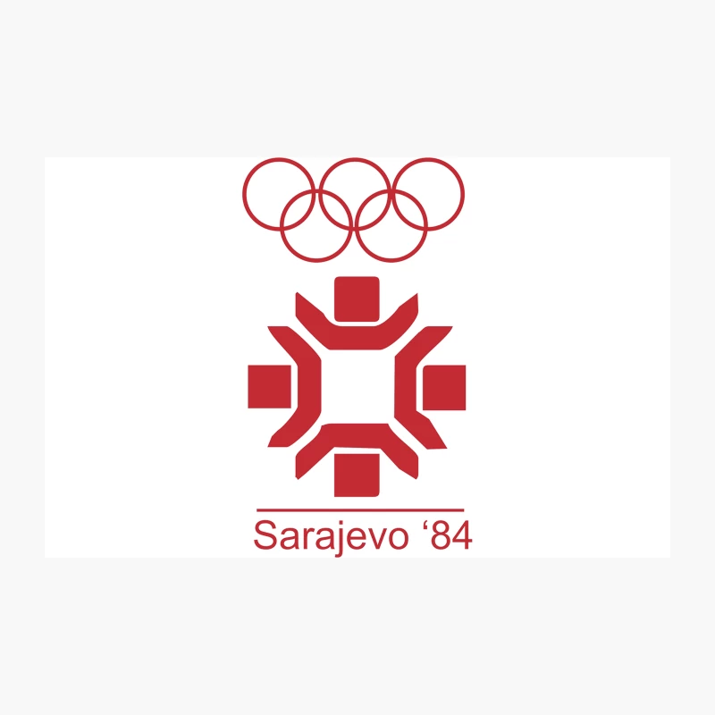 RETRO STYLE SARAJEVO 1984 84_ OLYMPIC GAMES Travel Mug