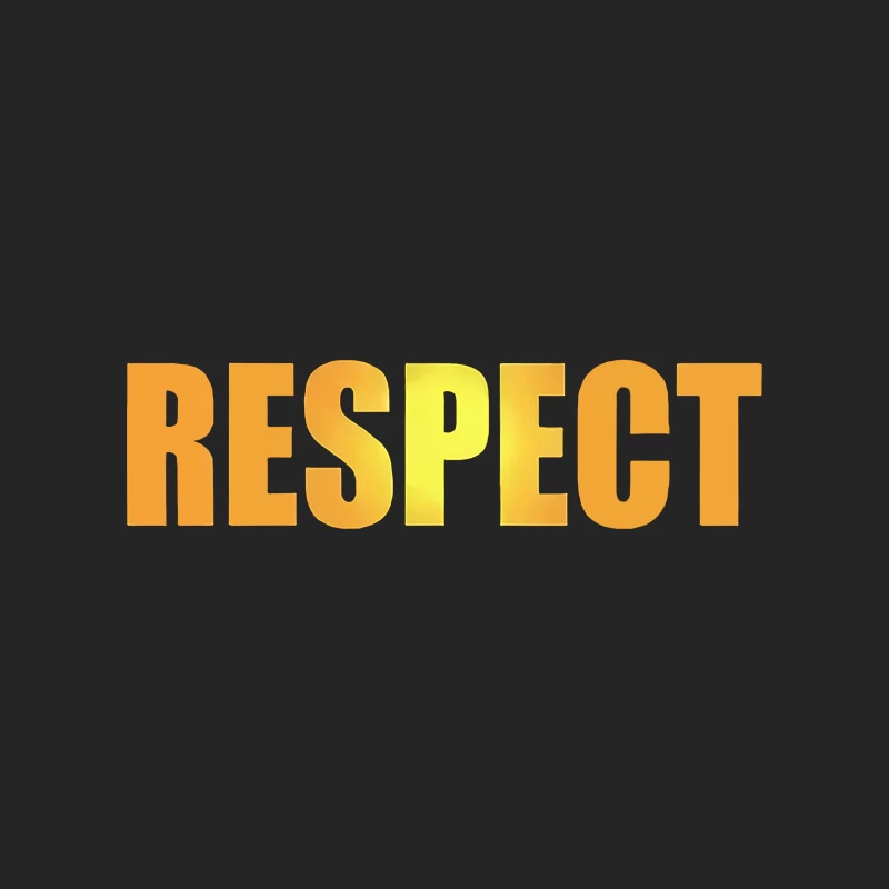 Goldener RESPEKT Textdesign Herren Pullover Sweatshirt