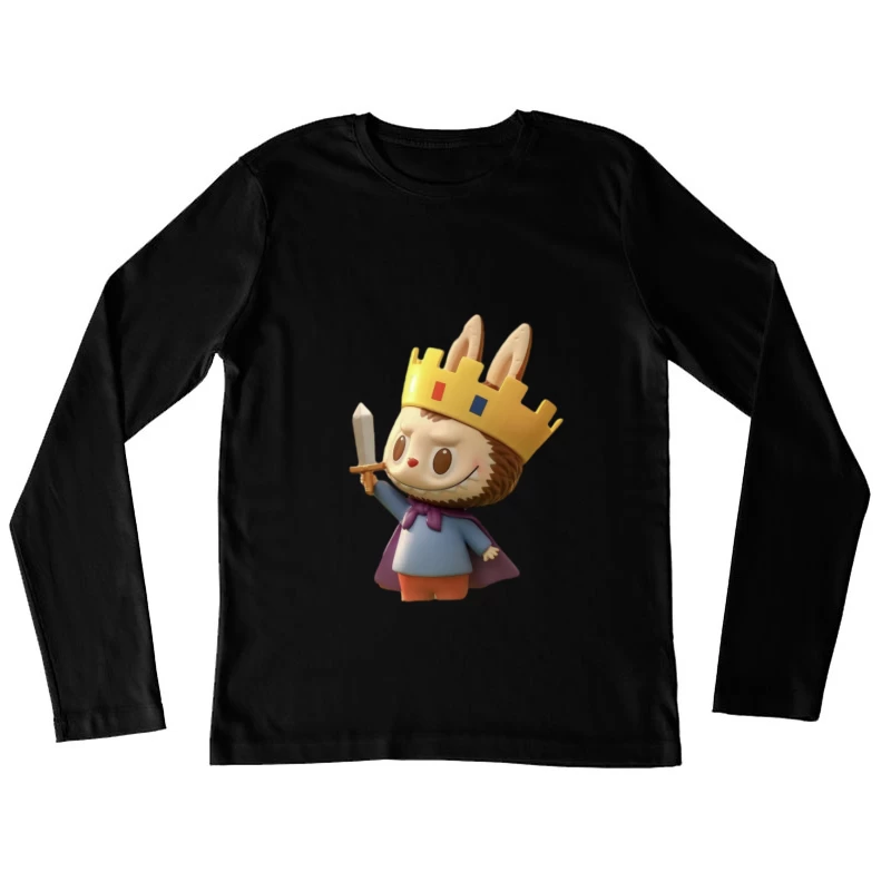 Königlicher Spielzeugcharakter mit Schwert Damen Langarm T-Shirt