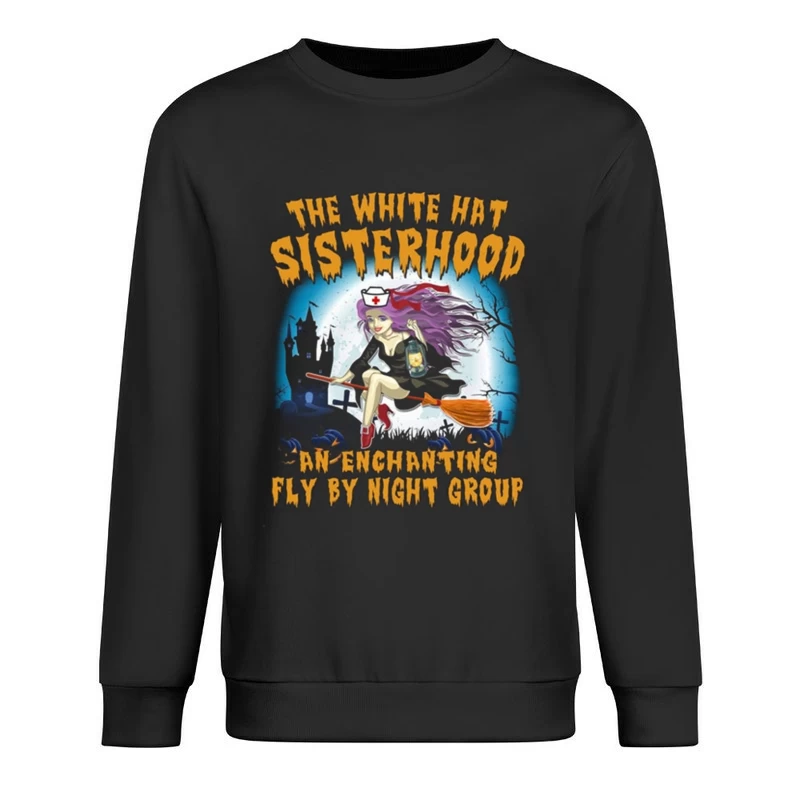 Sœur sorcière sur balai Homme Sweat-shirt à enfiler