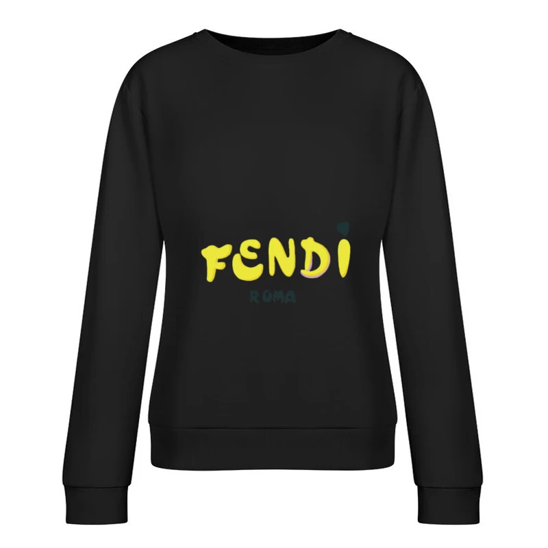 Logo Fendi avec design de cœur Femme Sweat-shirt à enfiler