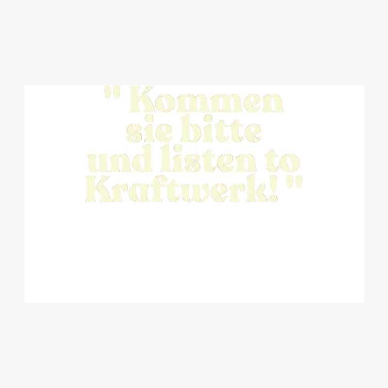_Kommen sie bitte und listen to Kraftwerk!_ Alan Partridge Quote Travel Mug