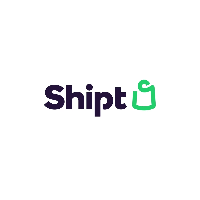 Shipt Modern Minimalist Logo with Green Hanger Icon Coffee Mug