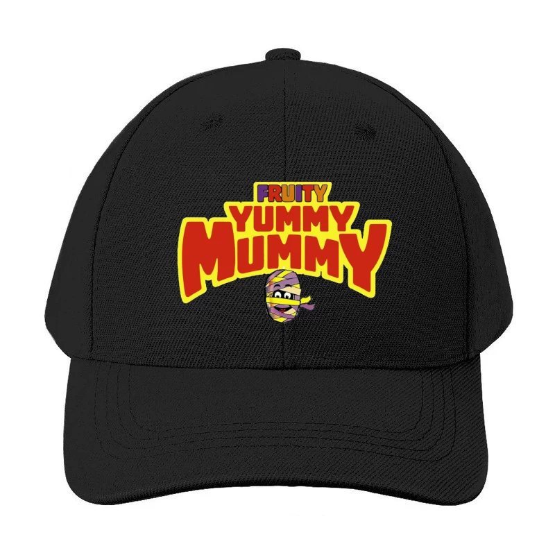 Fruity Yummy Mummy Cartoon Character Logo Baseball Cap