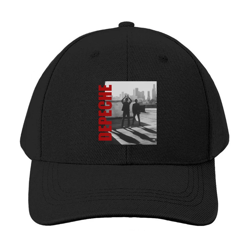 Depeche Mode Silhouettes Against City Skyline Baseball Cap