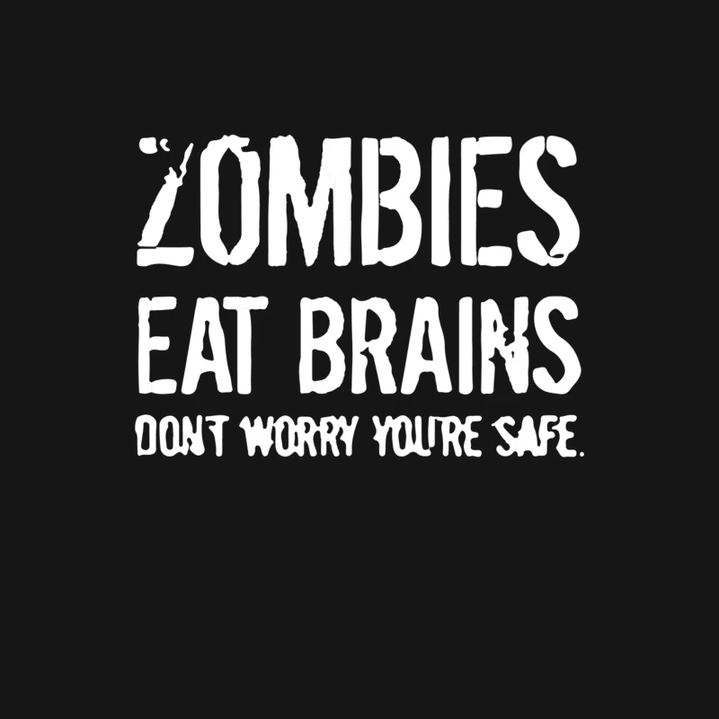 ombies Eat Brains So You_Re Safe Male Long Sleeve T-Shirt