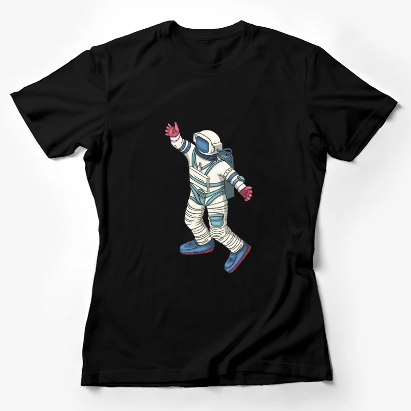 Astronaut im Raumanzug winkend Damen T-Shirt