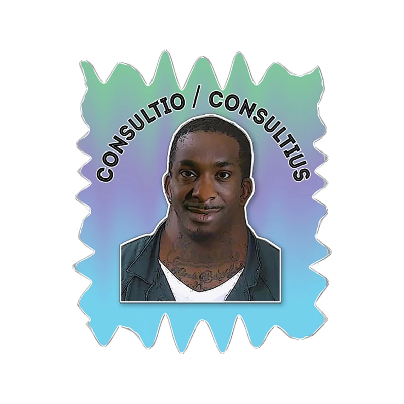 Consultio  Consultius Peep Show Johnson Wide Neck Tribute Design Tapestry