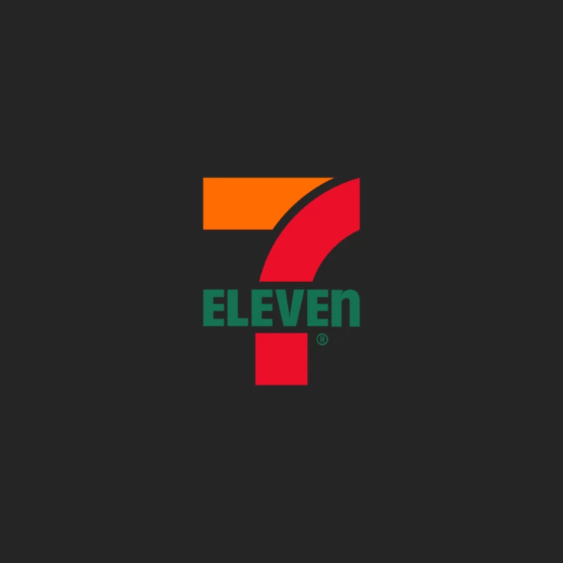 7-Eleven Convenience Store Chain Logo Design Male Pullover Sweatshirt