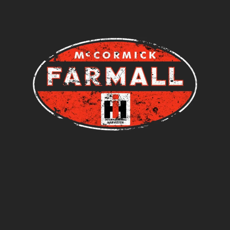 Vintage McCormick Farmall International Harvester Logo Male Pullover Sweatshirt