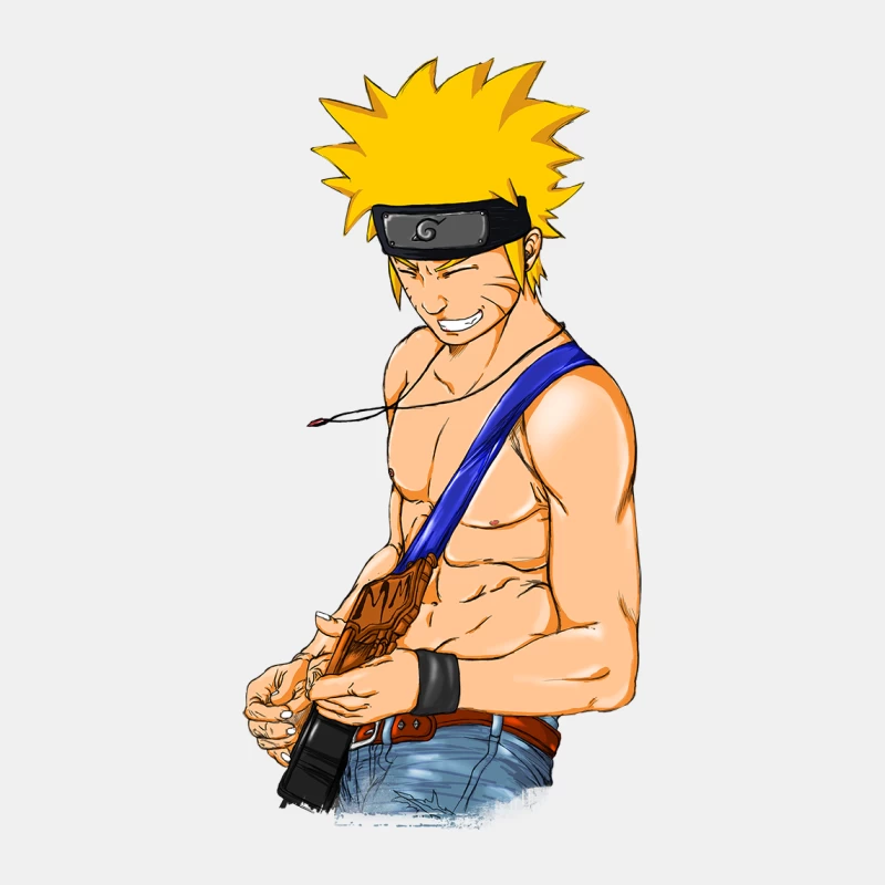 NARUTO THE ROCKSTAR Male Tank Top