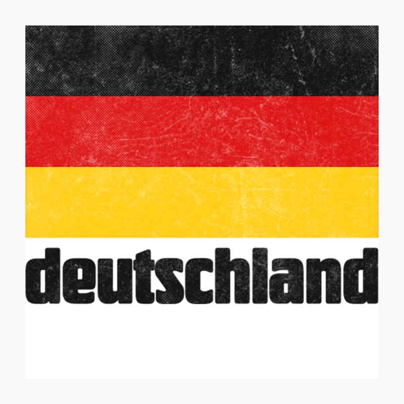 Deutschland  Germany Faded Style Flag Design Pin