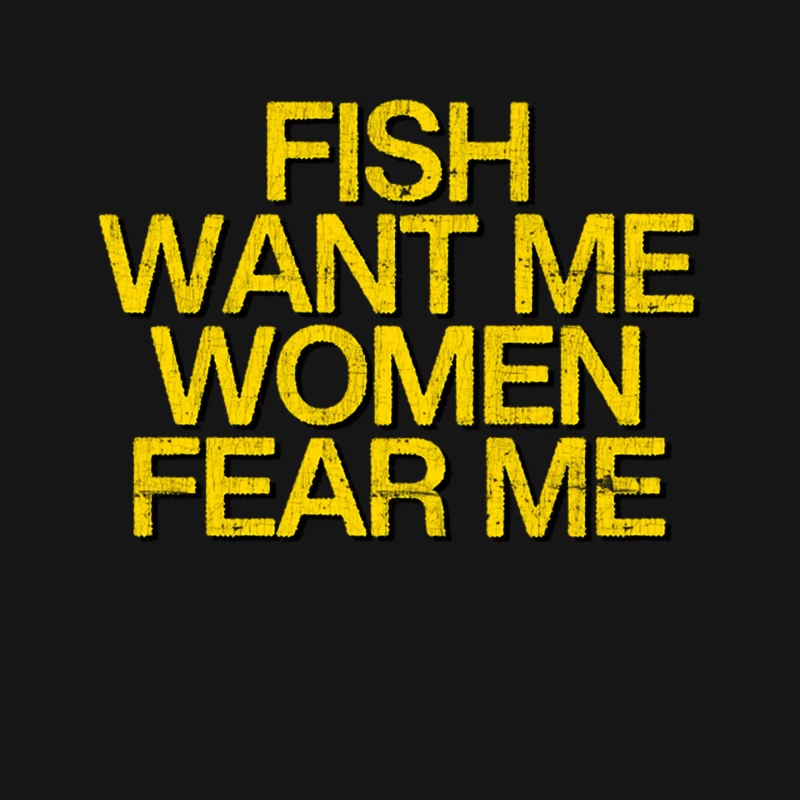 Fish Want Me - Women Fear Me Mouse Pad