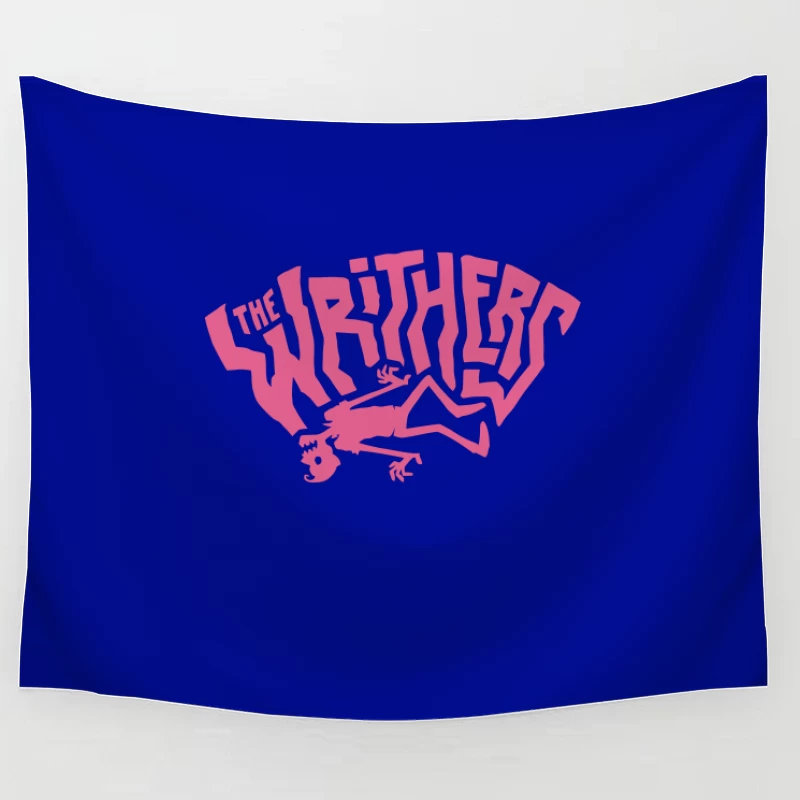 The Writhers Band Logo Design Tapestry