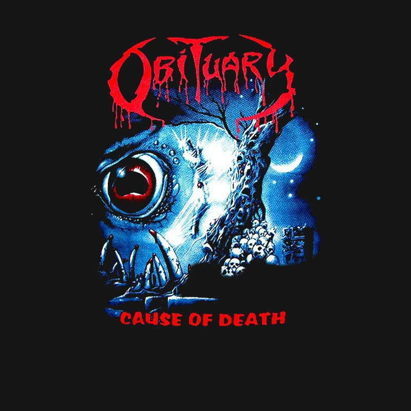 Obituary Cause Of Death Male Long Sleeve T-Shirt