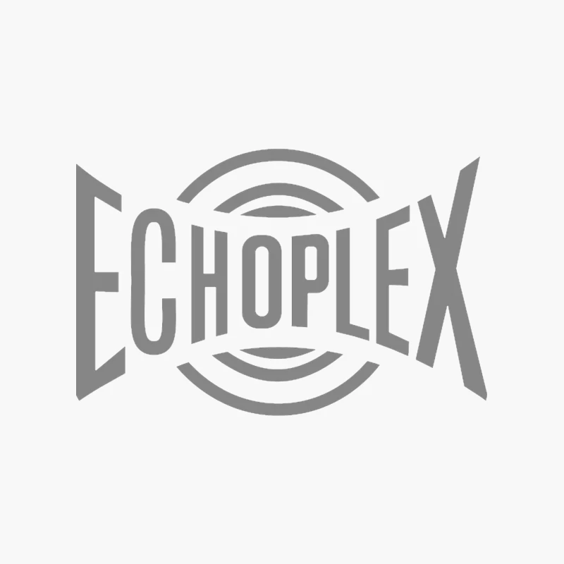 Echoplex Vintage Audio Brand Logo Design Cotton Tote Bag