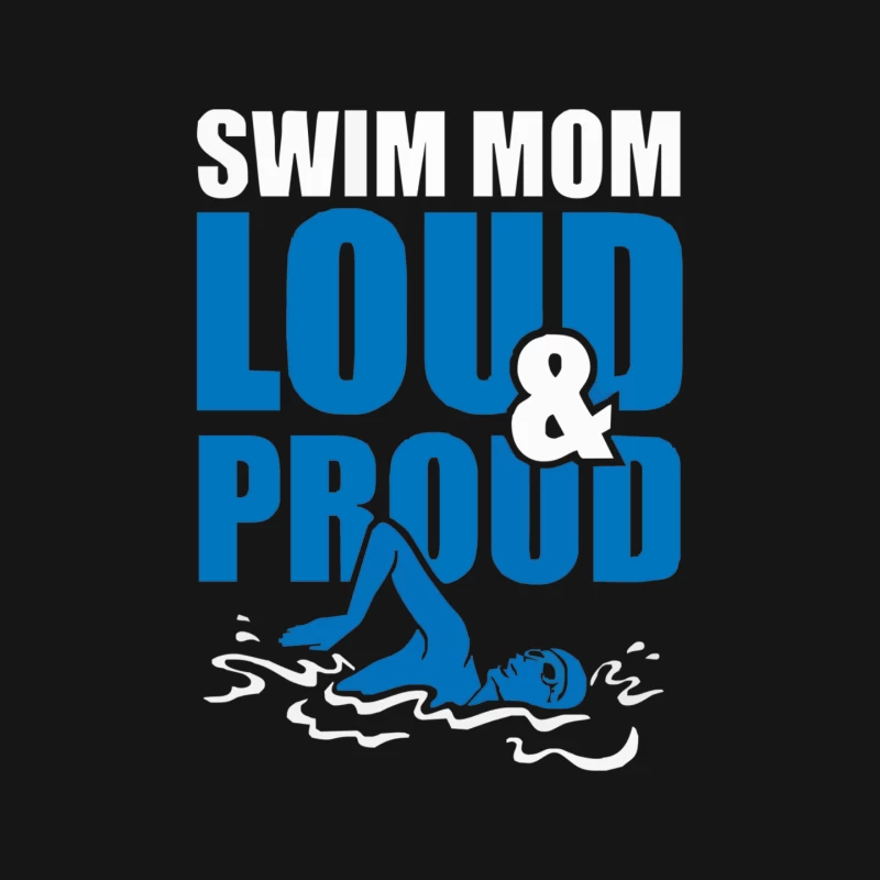 Swim Mom Loud And Proud Sports Athlete Athletic Mouse Pad