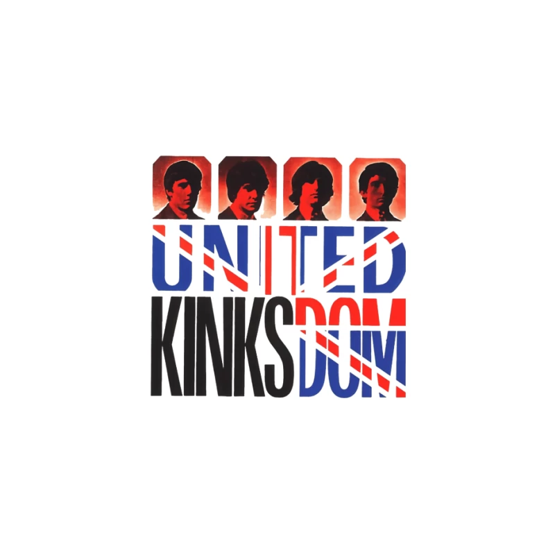 The Kinks United Kingdom Pop Art Album Cover Design Pin