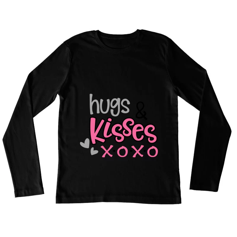 Des câlins et des bisous Femme Manches Longues T-Shirt