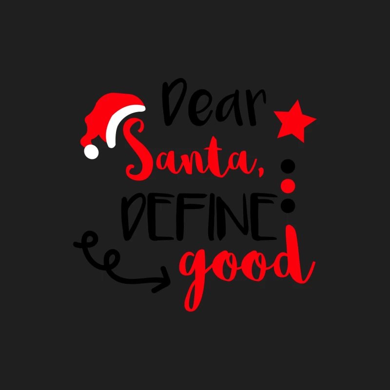 Chapeau de Noël, texte rouge, demande amusante Homme Débardeur