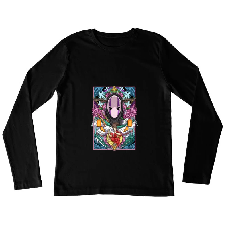 Mystische Reise in Spirited Forest Damen Langarm T-Shirt