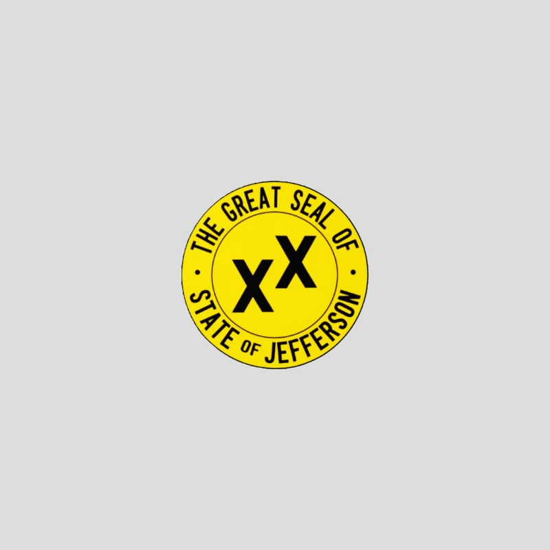Great Seal of the State of Jefferson iPhone Case