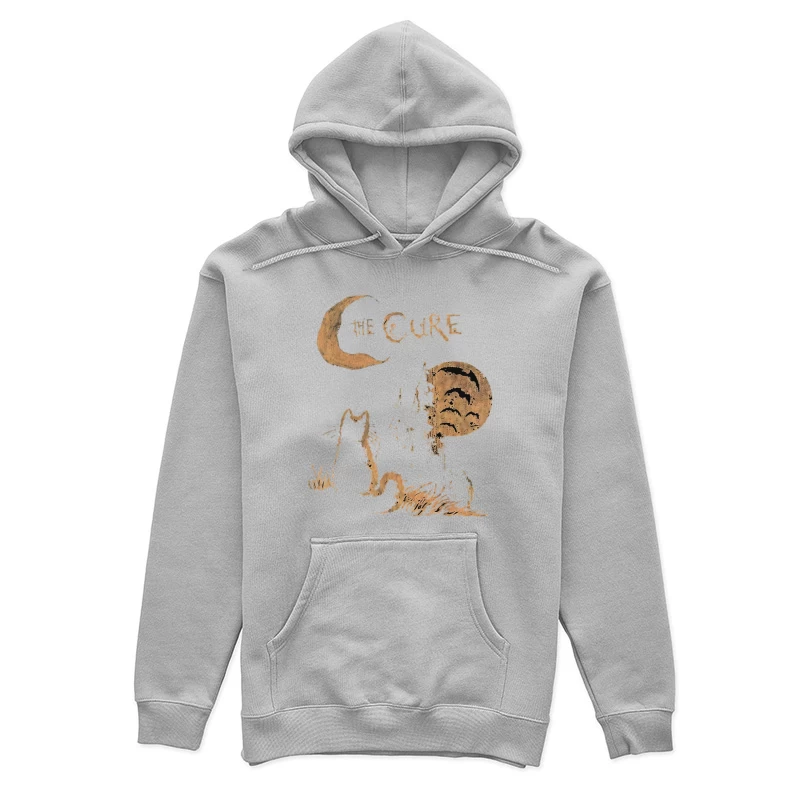 The Cure Gothic Band Logo with Moonlit Ghost Female Pullover Hoodie