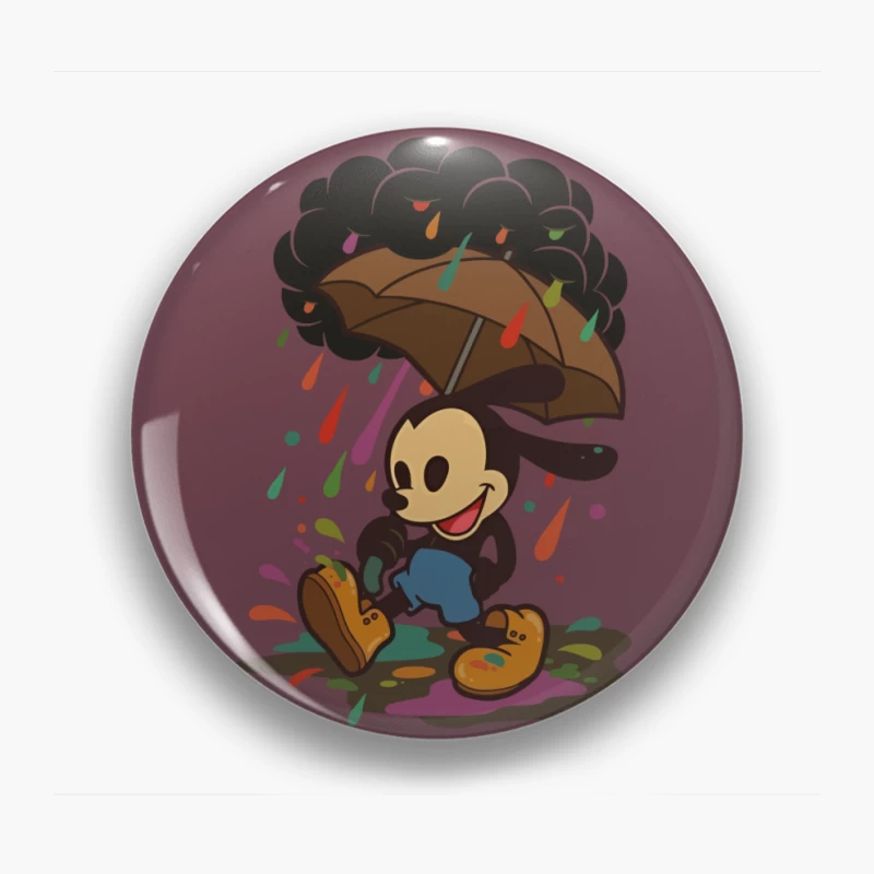 Mickey’s Rainy Day Adventure – Retro Whimsy Pin