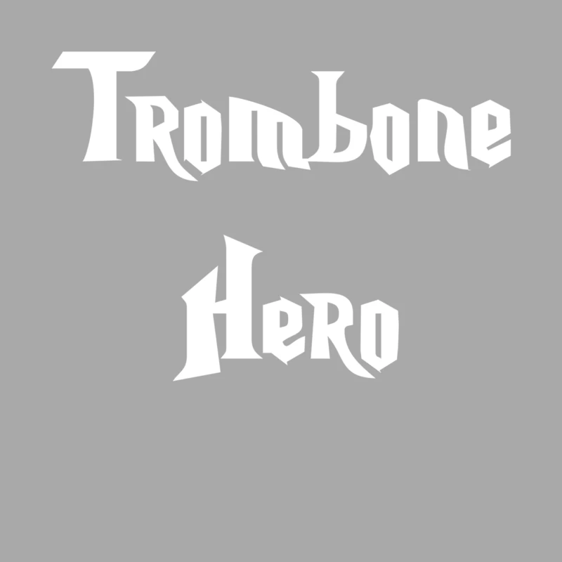 Trombone Hero Funny Music Female Pullover Hoodie