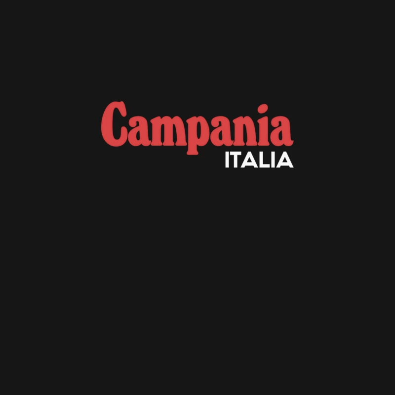Campania  Italia Typography Region Design Desk Mat