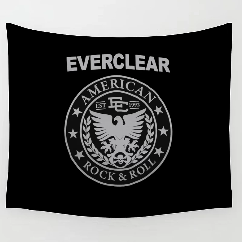 Everclear American Rock & Roll Band Emblem Est. 1992 Tapestry