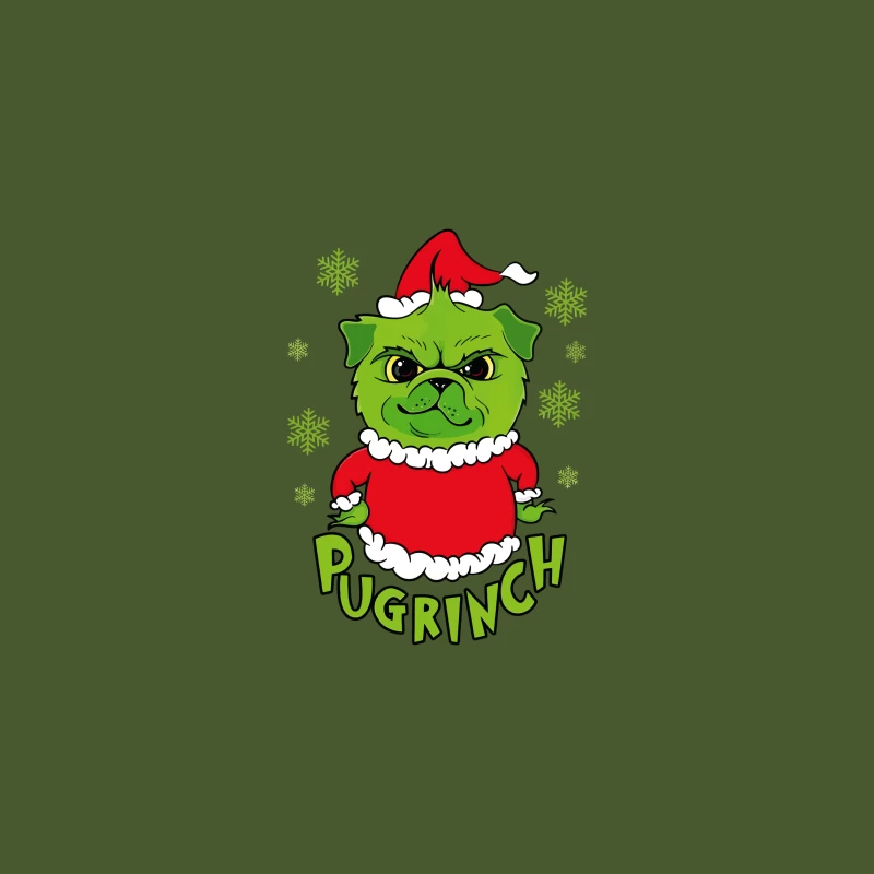 Pugrinch: Grumpy Holiday Cheer Baseball Cap