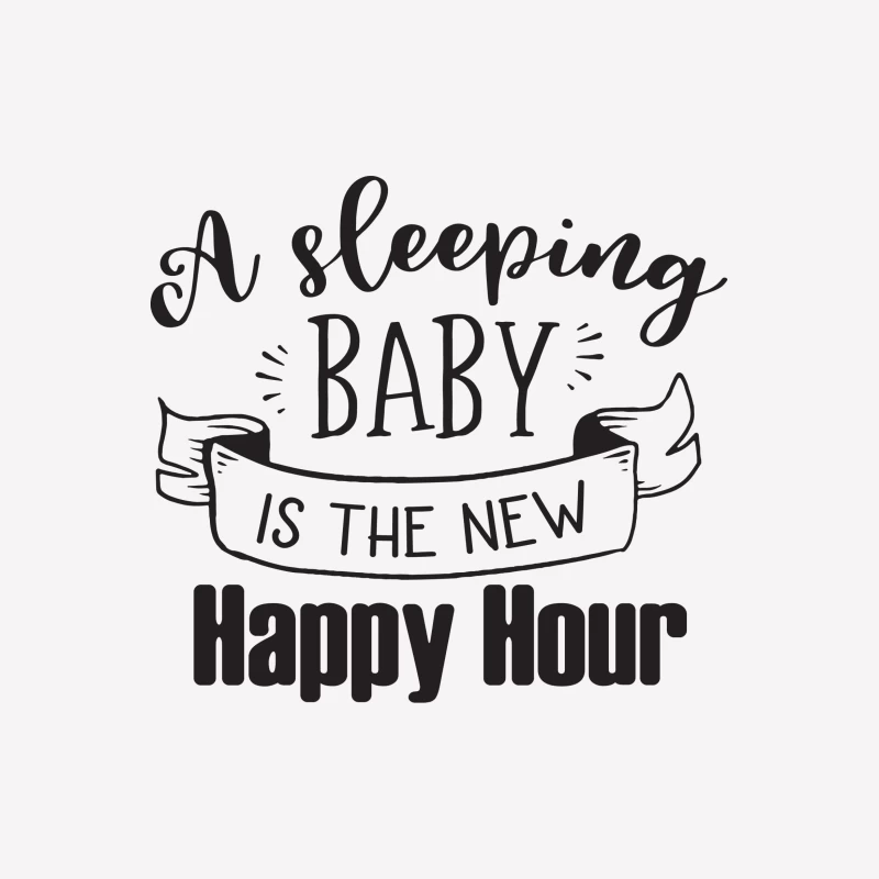 Le bonheur d'un bébé endormi Femme T-Shirt
