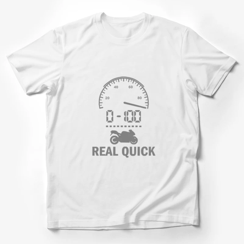 0-100 Real Quick Male T-Shirt