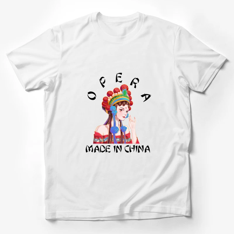 Traditionelle chinesische Operndarstellerin Herren T-Shirt