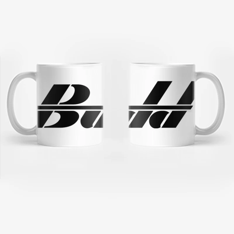 DHL Corporate Logo in Black and White Coffee Mug