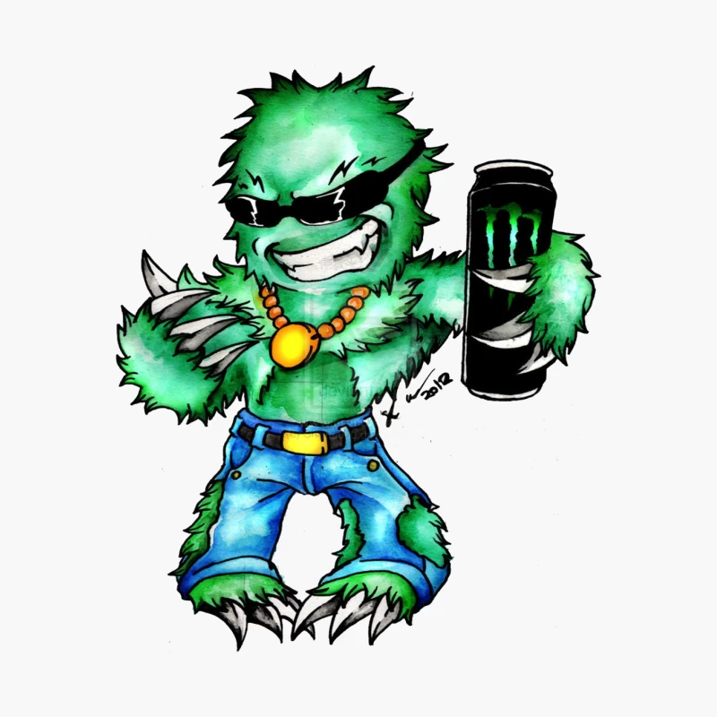 5 Monster energy drink Cotton Tote Bag
