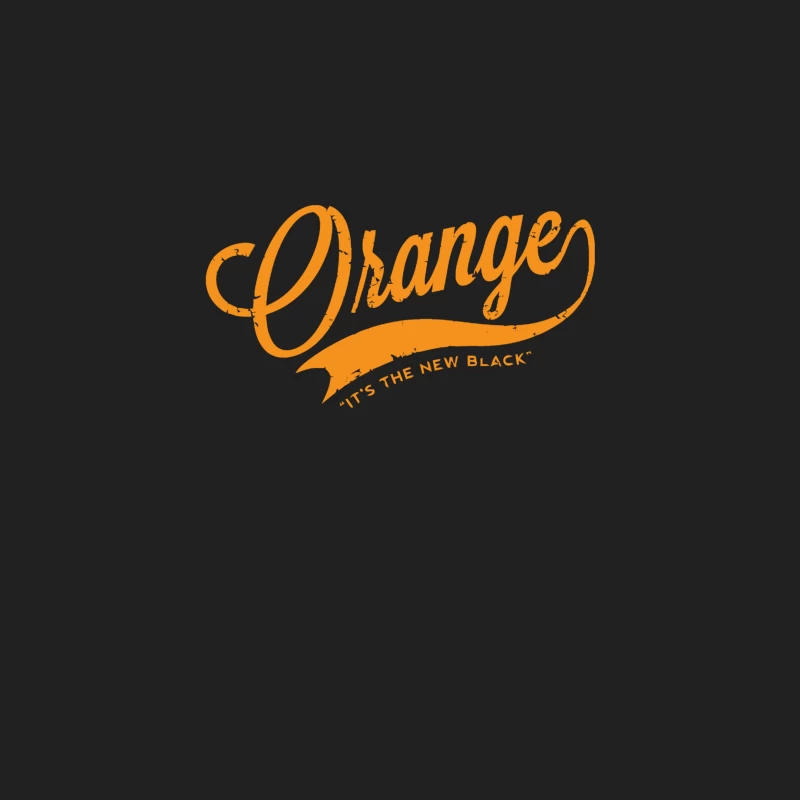 Retro Orange Typography: TV Show Slogan Design Bucket Hat