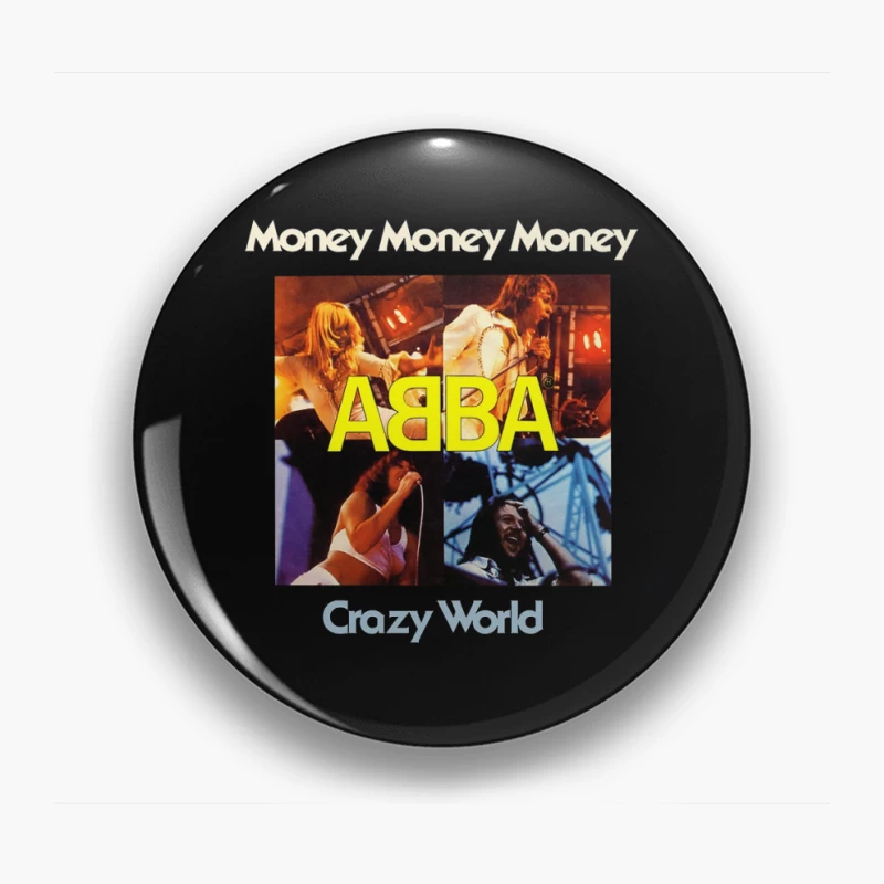 Abba Crazy World Pin