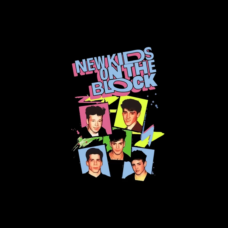 New Kids on the Block 90s Pop Group Vintage Photo Collection iPhone Case