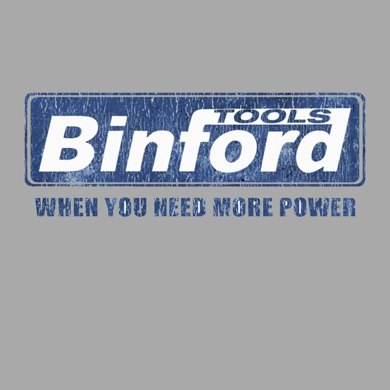 Vintage Binford Tools Power Equipment Logo with Slogan Female Pullover Hoodie